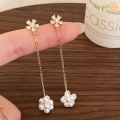 Pearl Flower 18k Vintage Simple Necklace for Women