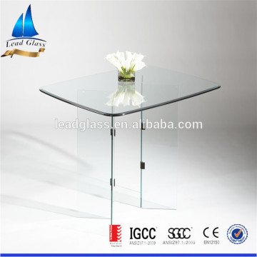 Clear or Frosted Furniture Toughened Table Top Glass