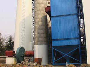 Boiler bag dust collector