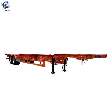 3 Axles 20ft Container Transport Skeleton Semi Trailer