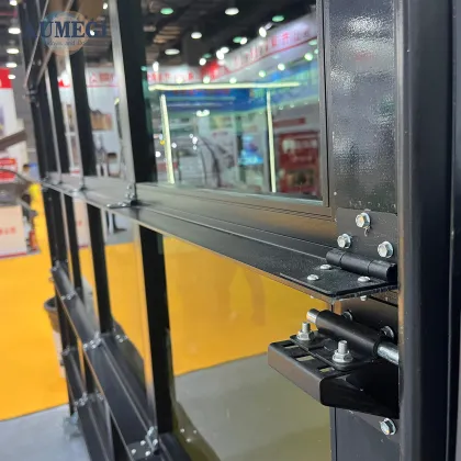 Aumegi Soundproof Stackable Garage Door with Glass Windows