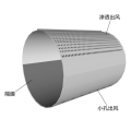 Two Types of Air Supply Duct Fabric diaphragm air duct Manufactory