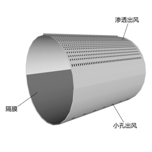 An Air Duct That Cools and Heats Fabric diaphragm air duct Manufactory