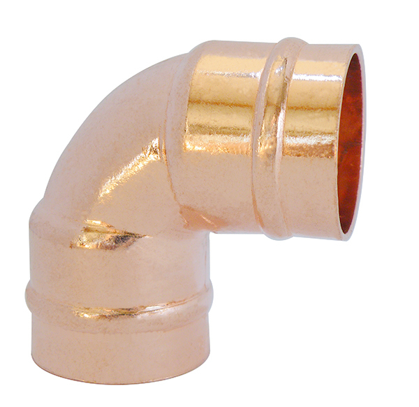 Copper 90° Solder Ring Elbow