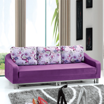 Used Cheap Fabric Futon Sofa Bed for Nursing Home Furniture - LS870