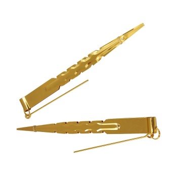 Gold Silver color Length 22 CM Shisha Hookah Charcoal Tongs Sheesha Chicha Narguile Hookah Charcoal Clips
