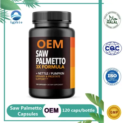 OEM Customized Saw Palmetto Capsule Support Mens Health