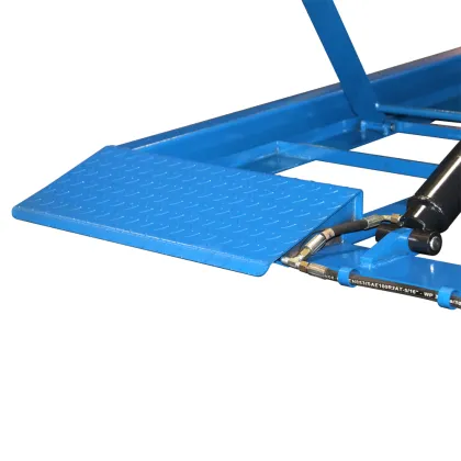 Hauvrex HXL6045: Elevador de Tijera Bajo en Altura, 4.5 Toneladas, Bloqueo Automático de Tropiezo