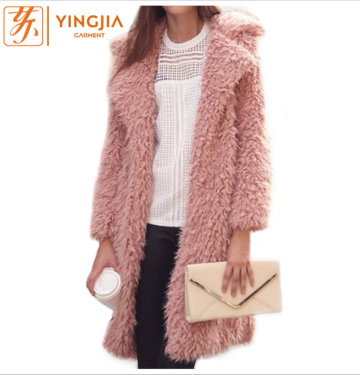 Winter Fashion Ladies Plush Coat