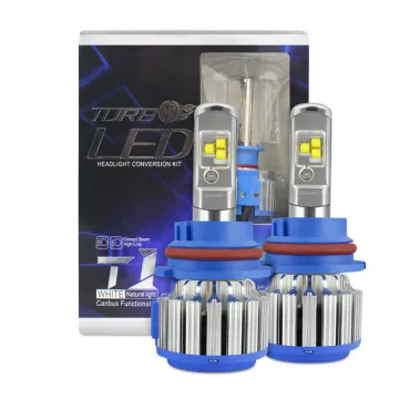 2020 Turbo T1 LED Canbus 9007 Headlight Bulbs for Car Lights - Compatible with All Cars
