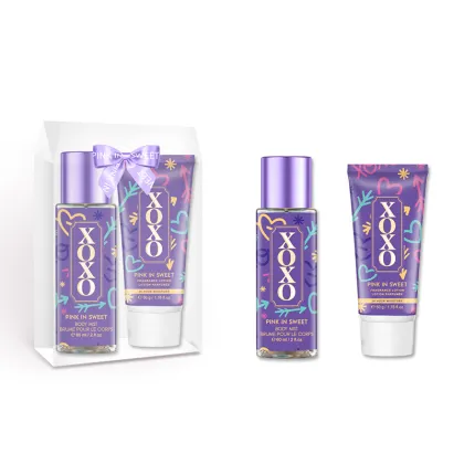 Private Label Body Care Gift Set - 60ml Body Spray & 50g Body Cream