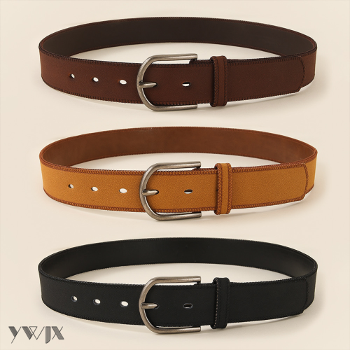 Classic Women's Matte Pin Buckle Belt Design