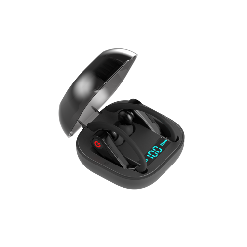 Fon Telinga TWS Bluetooth V5.0 IPX7 Dengan Sarung Pengecas