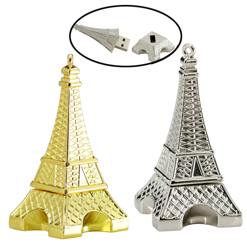 Pendrive flash USB em forma de torre eiffel