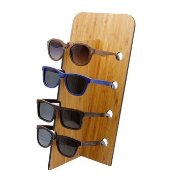 Custom Wooden Fashion Sunglasses Display Rack with Your Logo