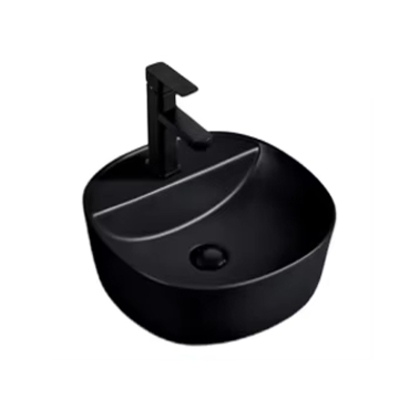 Factory Direct Simple Modern Art Ceramic Round Table Basin for Bathroom and Balcony