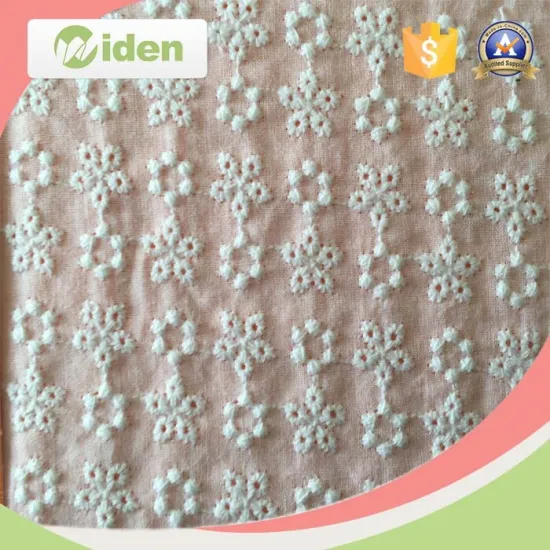 Embroidered Jacquard Lace Cheap Swiss Cotton Fabric from China