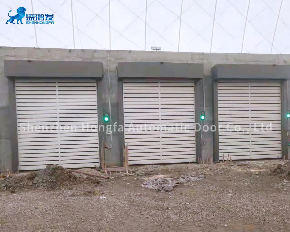 Cement Plant Electric Drive Spiral High Speed Doors