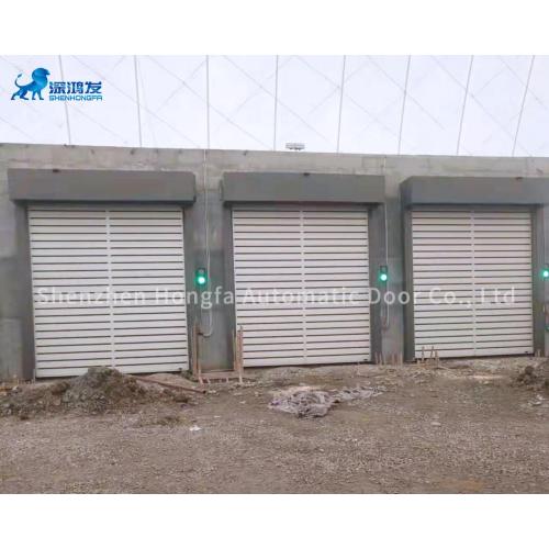 Cement Plant Electric Drive Spiral High Speed Doors