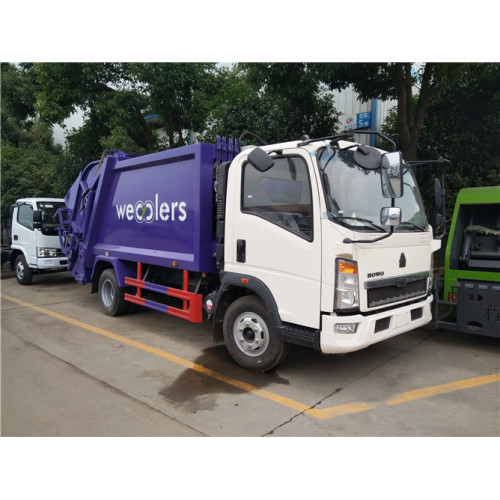 Sinotruk 6m3 Compressed Refuse Trucks