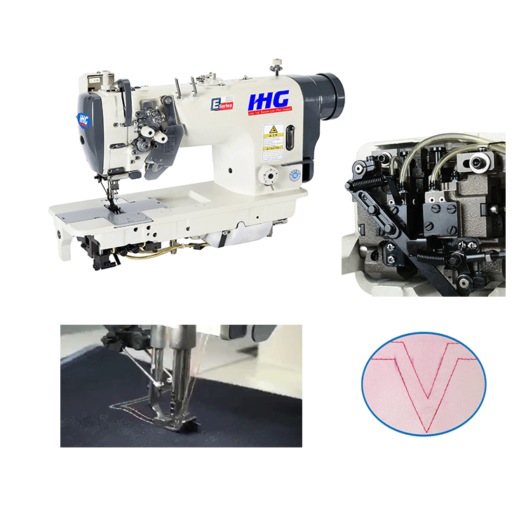 China professional double needle split bar sewing machine supplier.