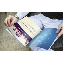 Magazine saddle stitch binding