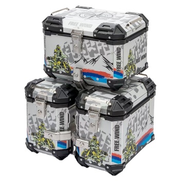 Scatola da motocicletta in alluminio dayang 36l