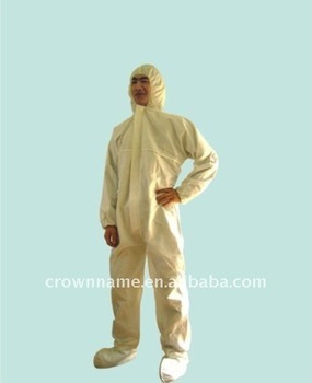 PP disposable waterproof coverall