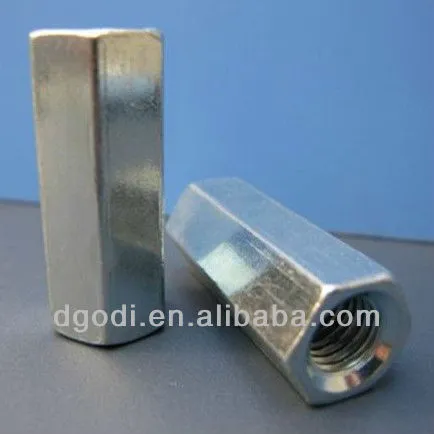aluminum long hex coupling nuts