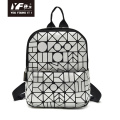 Geometric holographic luminous backpacks reflective bag