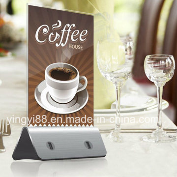Newest Acrylic Menu Holder Advertising Display Stand