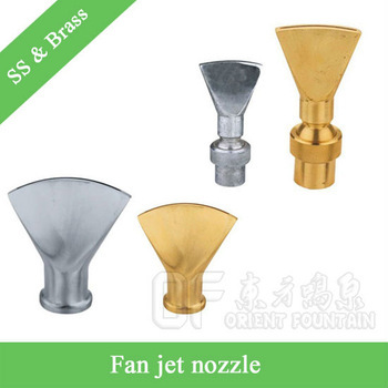 Fountain use nozzle,Fan jet nozzle