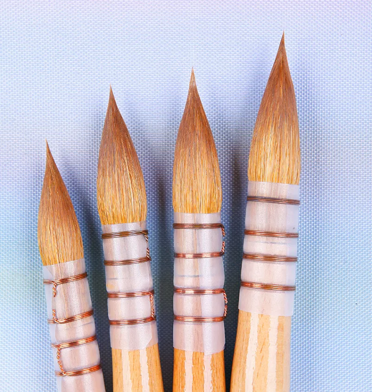 Round Paint Brush Set