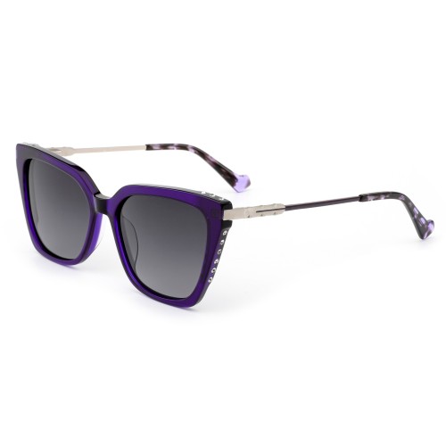 Oversized acetate frame sunglasses trends