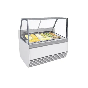 Gelato Freezer Commercial  Ice Cream Display Showcase