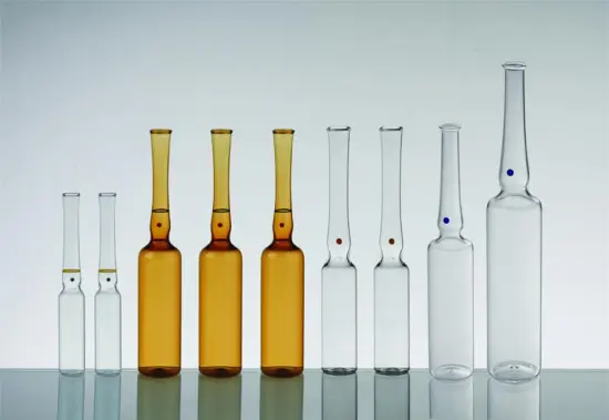 Amber clear glass ampoule vial bottles  5ml