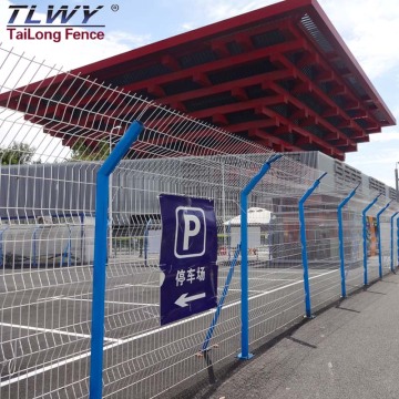 3D Fence: Galvanized Steel Metal PVC Coated Traditional Fencing with I Type Post