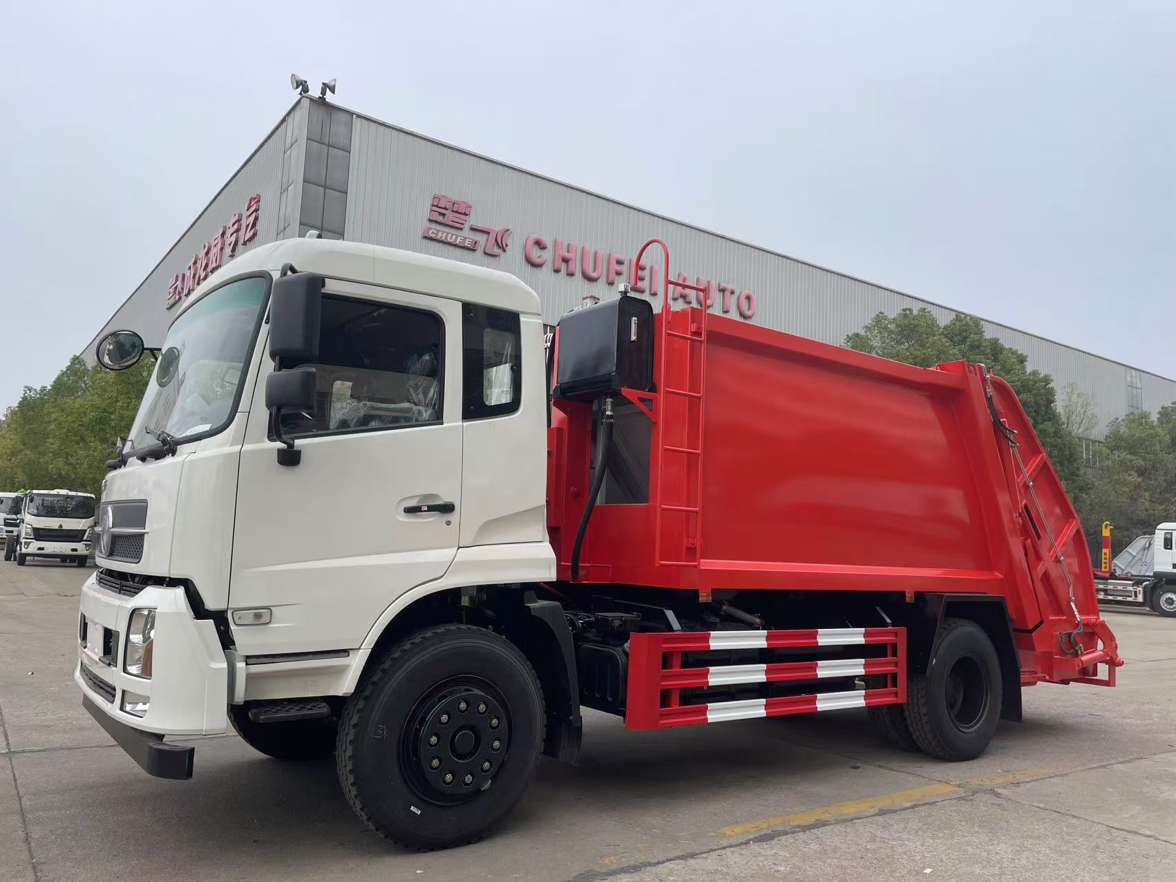 Caminhão compacto de lixo dongfeng