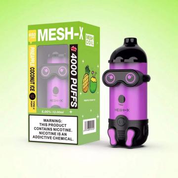 Meshking Mesh-X 4000 Puffs Vape descartável 12ml
