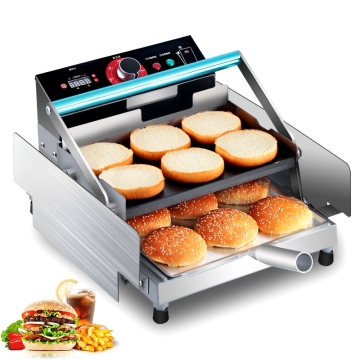 Home verwenden kleine Modell Automatische Hamburger -Brotproduktionsmaschine