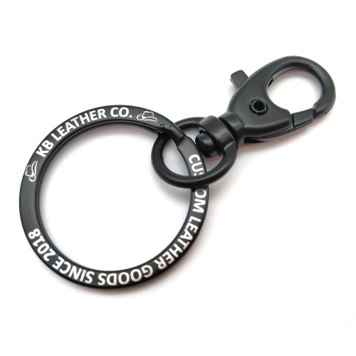 Spring Snap Hook Metal Flat O KeyChain Ring
