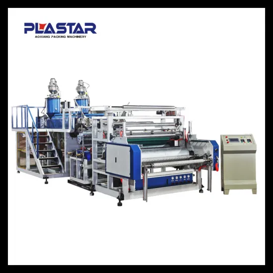 three layers LLDPE,LDPE or recycled LLDPE stretch film machine