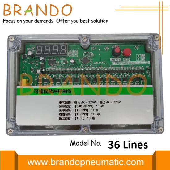 36 Lines Baghouse Pulse Jet Valve Sequential Controller