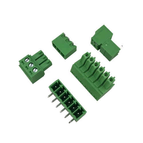 3.81mm pitch PCB fixed pluggable terminal block