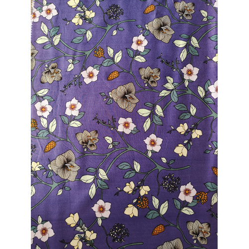 Flower Design Rayon Lightweight Challis 30S Printing Fabric