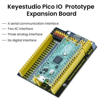 Keyestudio Pico IO Prototype Expansion Board for Raspberry Pi Pico