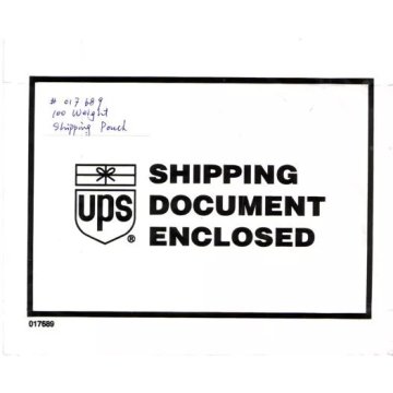 Busta del documento di spedizione UPS