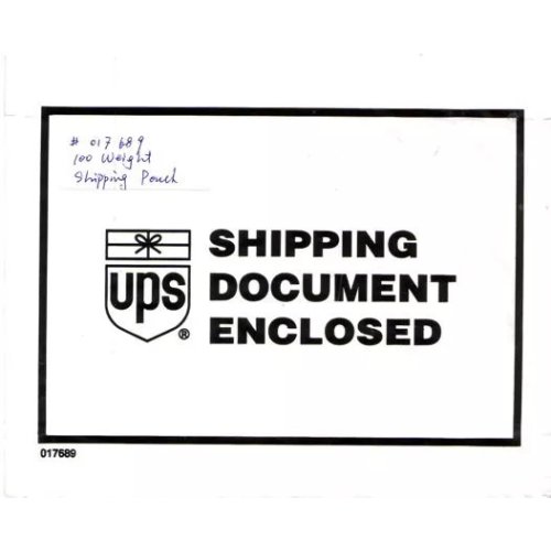 UPS Shipping document envelope