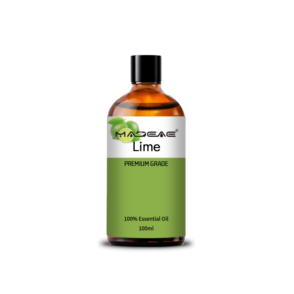 Aceite esencial de lima prensada en frío orgánico para aceite de alta calidad