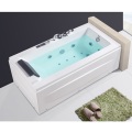 Bañera de hidromasaje de acrílico de color blanco de 1,7 * 0,75 m